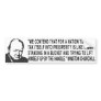 Winston Churchill Quote Bumper Sticker