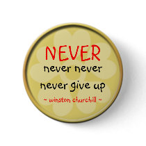 Winston Churchill Quote Button