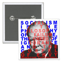 Winston Churchill Quote Button