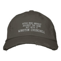 WINSTON CHURCHILL QUOTE - HAT BASEBALL CAP