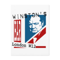 Winston's Bar Postcards