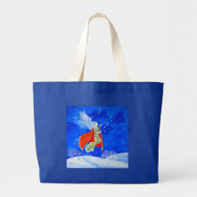 Winter Angel Canvas Bag