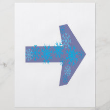 Winter Arrow Right Custom Flyer