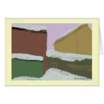 Winter Backyard Card