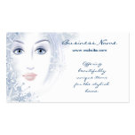 Winter Beauty Lady Design 2 Business Cards