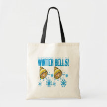 Winter Bells Canvas Bag