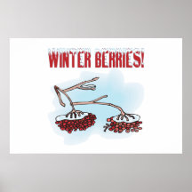 Winter Berries Print