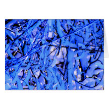 Winter Blues Greeting Card