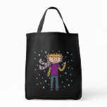 Winter Boy - Grocery Tote Bags