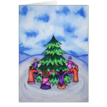Winter Celebration Greeting Card