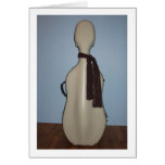 Winter Cello greeting card