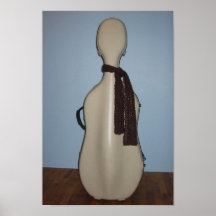 Winter Cello print