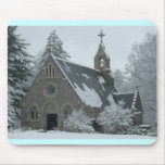 Winter Chapel Mousepads