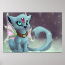 Winter Chibi Tag Poster