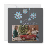 Winter Christmas Flowers Holiday Greetings Custom Invitations