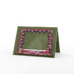 Winter Christmas Window Lights Photo Insert cards