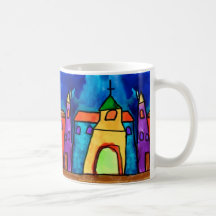 Winter City by Cooper Nielsen, Age 8 - mug