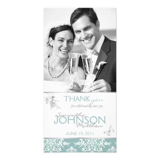 Winter Damask TY Photo Card