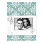 Winter Damask TY Postcard