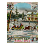 Winter Days Postcard