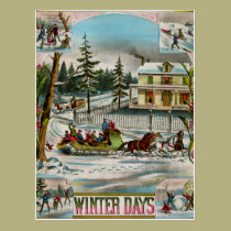 Winter Days postcards