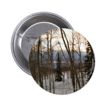 Winter Evening Pinback Button