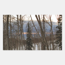 Winter Evening Sticker