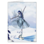 Winter Fae Greeting Card