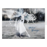 Winter Fairy Yule Greeting Cards