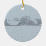 Winter Farm Ornament