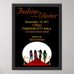 Winter Fashion Show Poster
