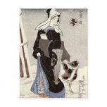 Winter, from the series 'Shiki no uchi' Postcards