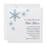Winter Glamour Baby Shower Invitation