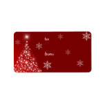 Winter Glow Gift Tage Custom Address Label