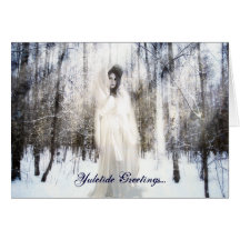 Winter Goddess Greeting Card