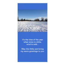 winter greeting card photo cards