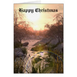 winter, Happy Christmas Card