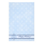 Winter Happy Holidays Snowman Stationery