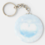 Winter heart key chains