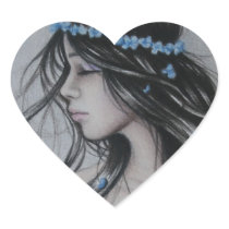 Winter Heart Sticker