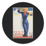 Winter in Austria Stickers