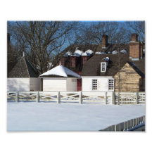 Winter in Colonial Williamsburg - Print Photo