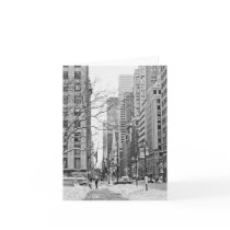 Winter in New York Notecard