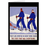 Winter in New York State Greeting Card