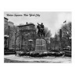 Winter in NYC's Union Square 001 Black White 002 Post Cards