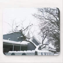 Winter in Ozone Park Mousepad