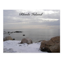 Winter In Rhode Island Post Card