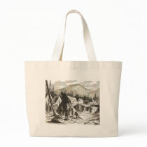 winter_Indian_village Bags