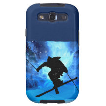 Winter Landscape and Freestyle Skier