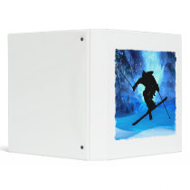 Winter Landscape and Freestyle Skier